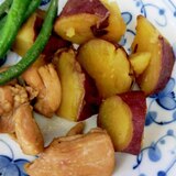 鶏肉とサツマイモの煮物
